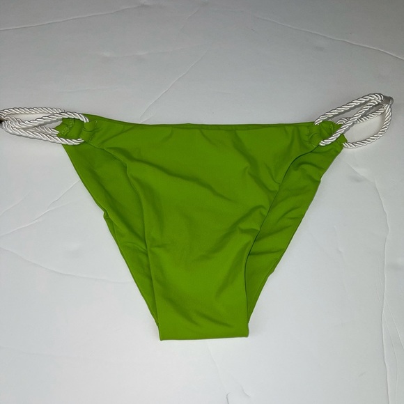 KORAL Swim Bikini Rope Bottoms Lime Green M - Picture 3 of 7